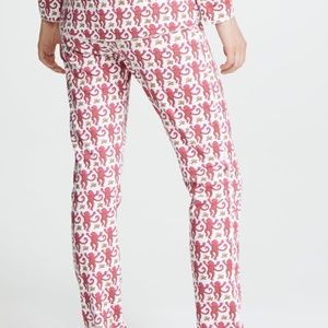 ROLLER RABBIT PAJAMAS PINK MONKEY PAJAMA PANTS